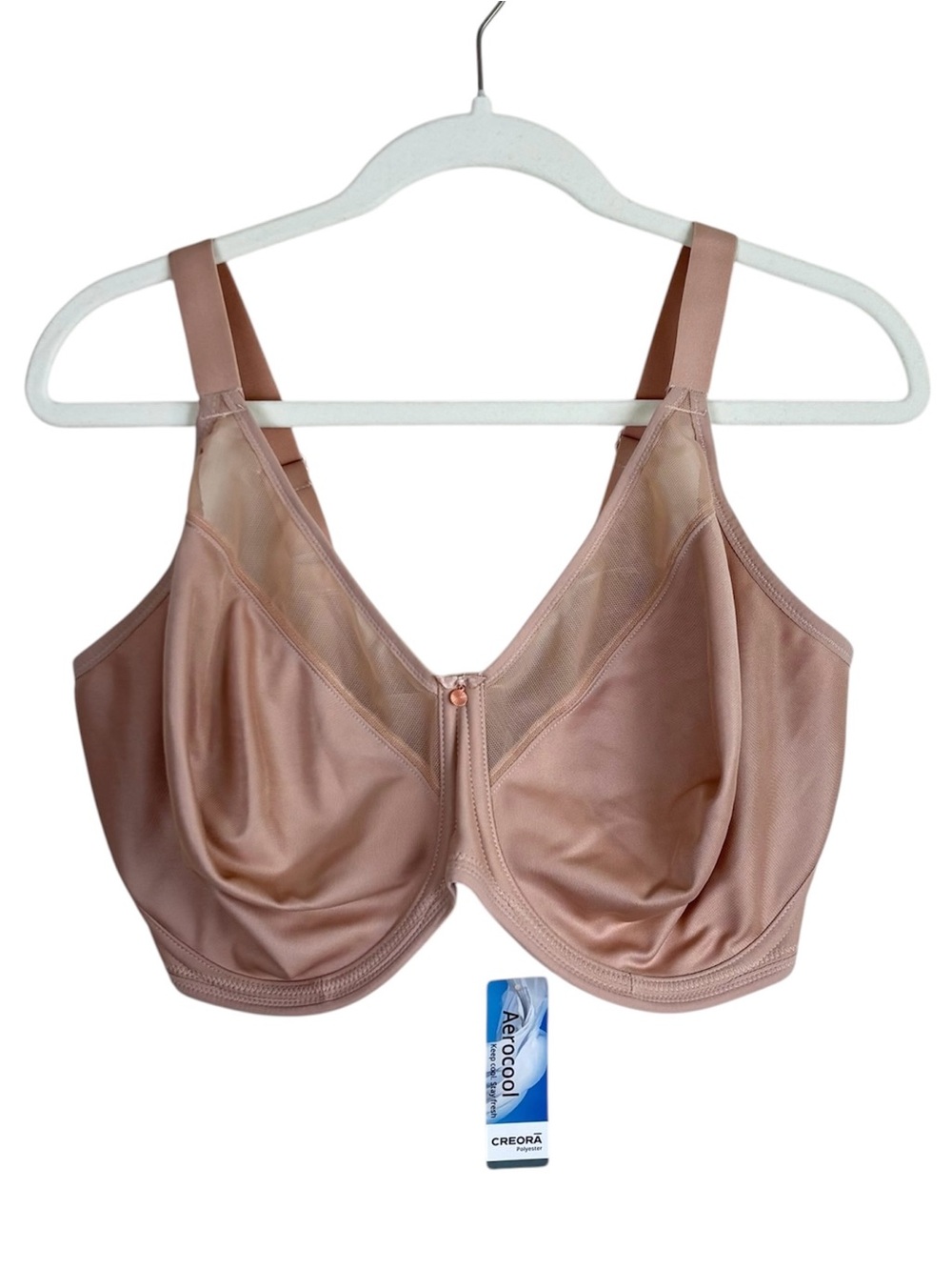 Elomi Smooth Underwire Bra Women’s Size US 38K In Tan No Padding NWT